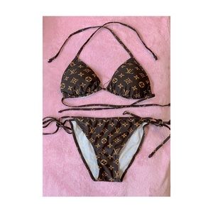 Monogram bikini set